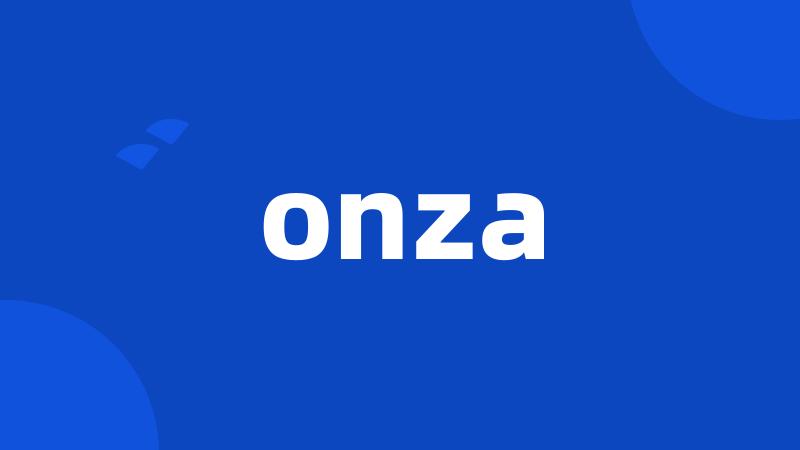 onza