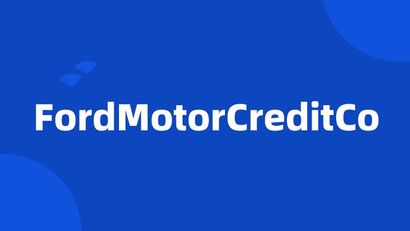 FordMotorCreditCo