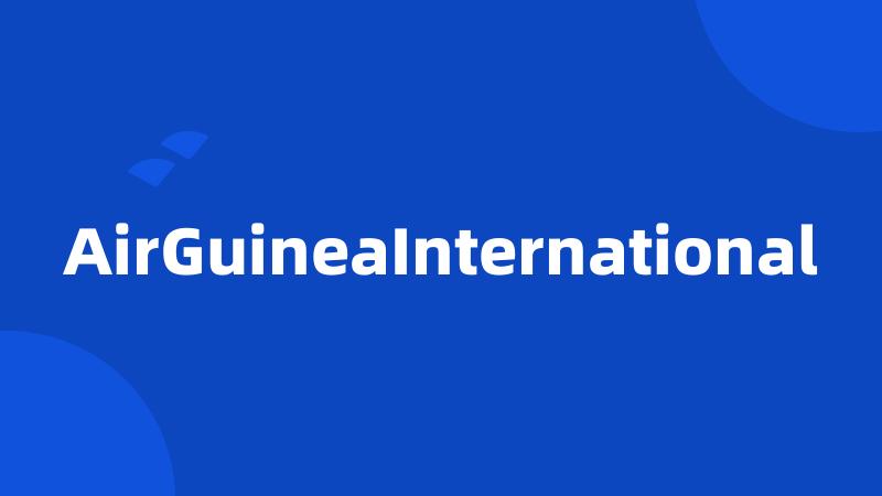 AirGuineaInternational