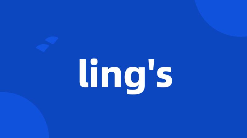 ling's
