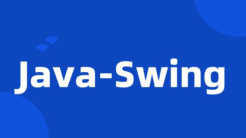 Java-Swing