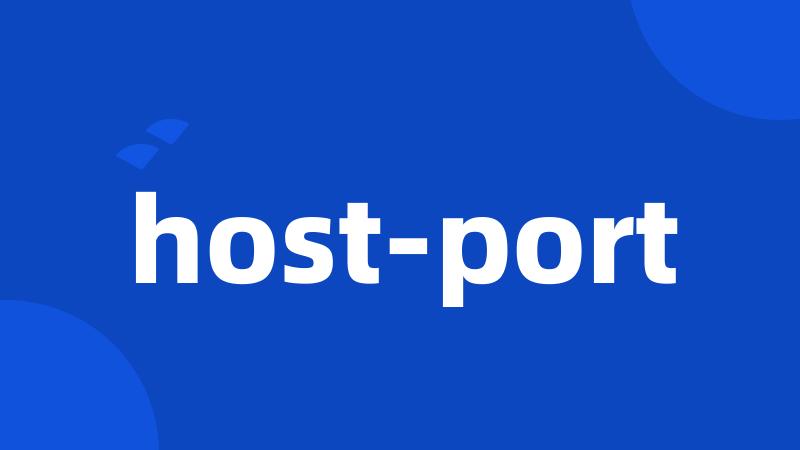 host-port