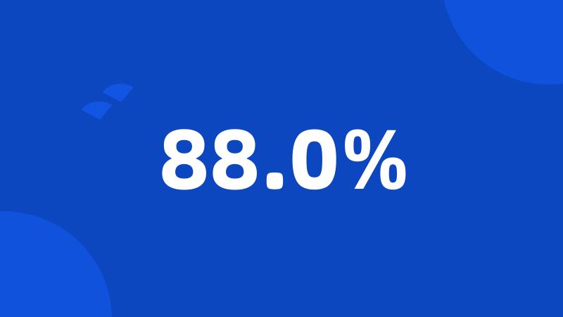 88.0%