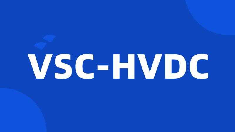 VSC-HVDC