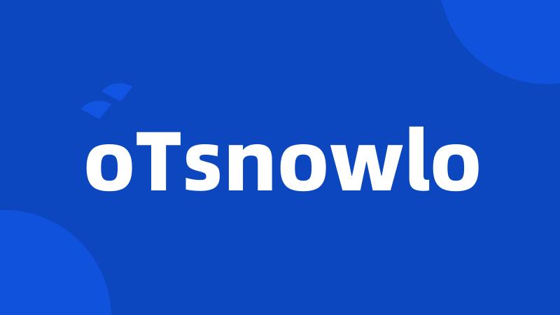 oTsnowlo