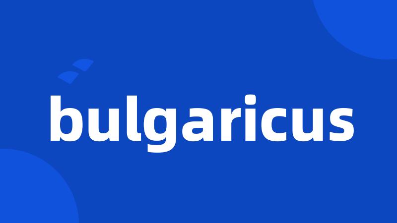 bulgaricus