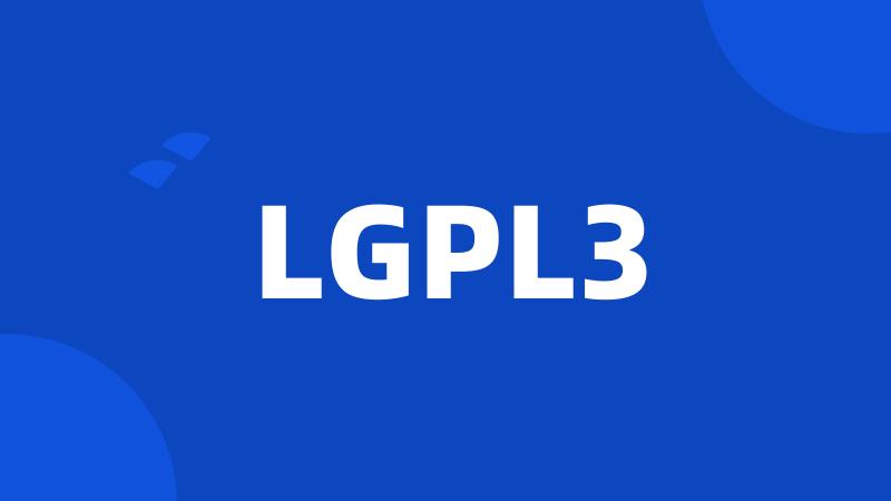 LGPL3