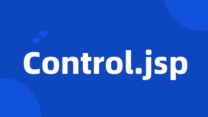 Control.jsp