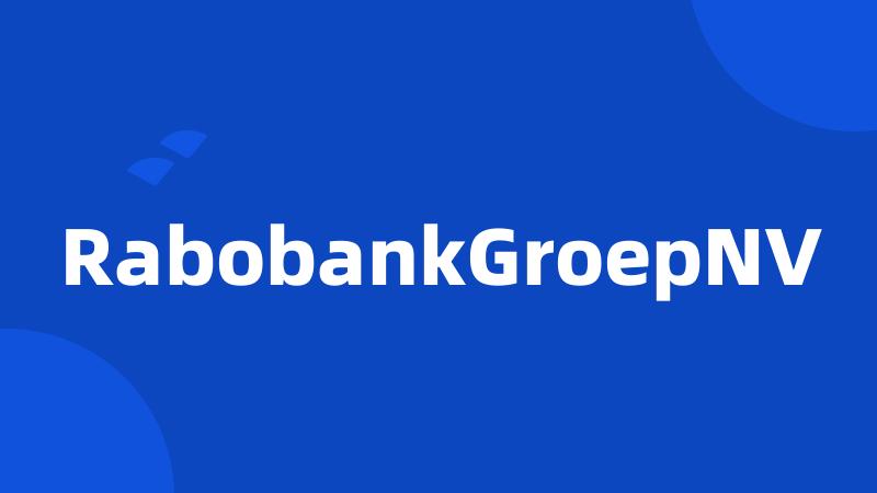 RabobankGroepNV