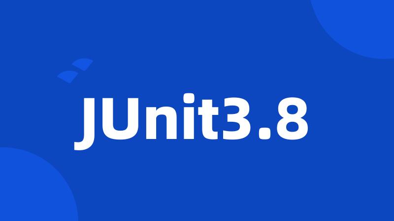 JUnit3.8