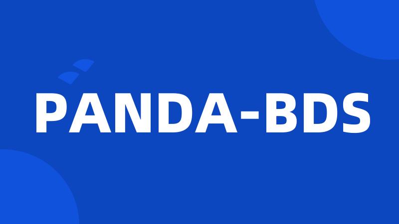 PANDA-BDS