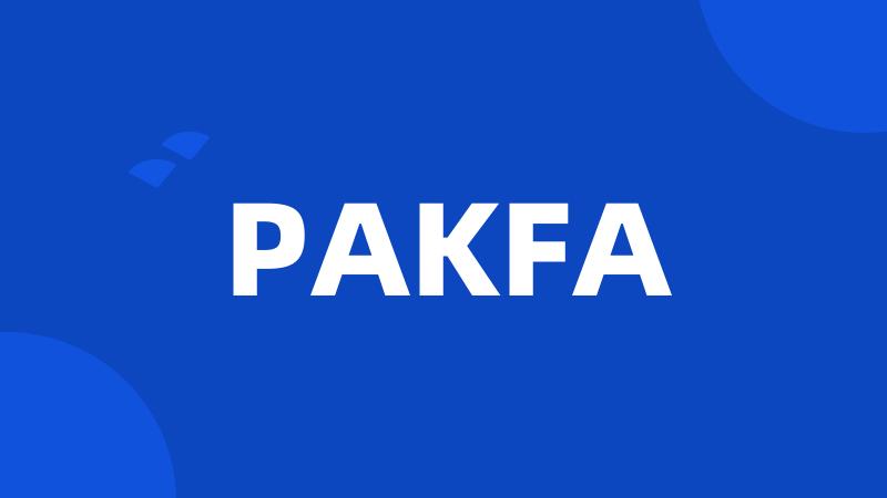 PAKFA