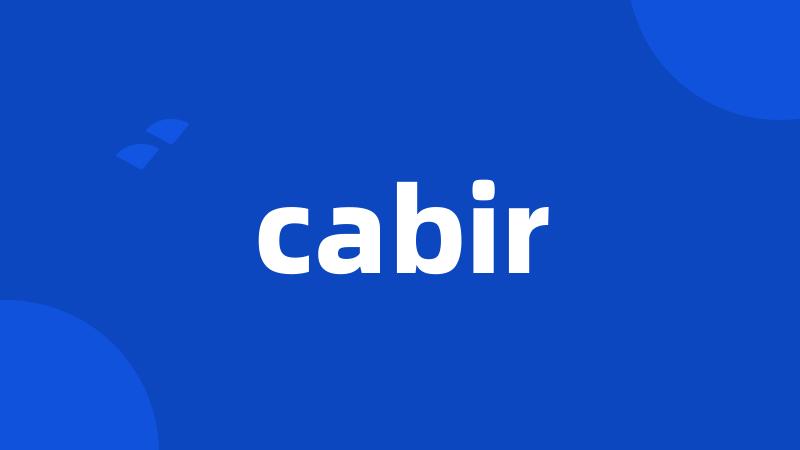 cabir