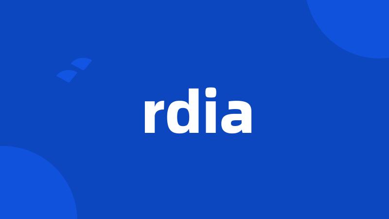 rdia