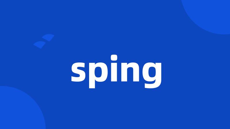 sping