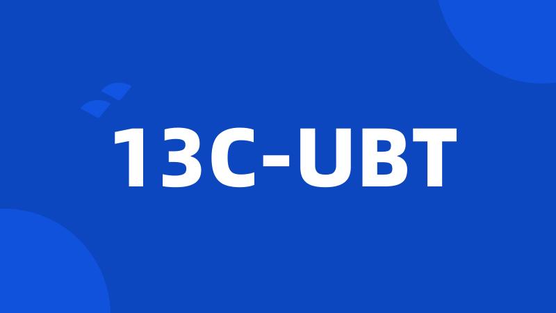 13C-UBT