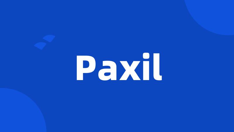 Paxil