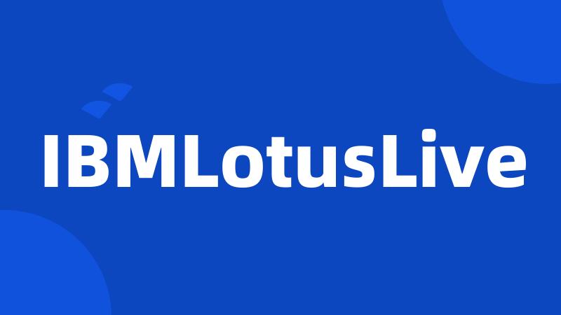 IBMLotusLive