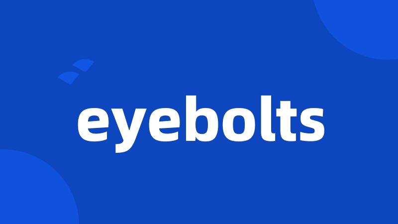 eyebolts