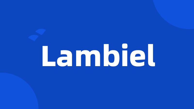 Lambiel