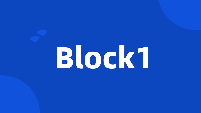Block1
