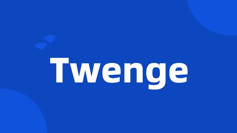 Twenge