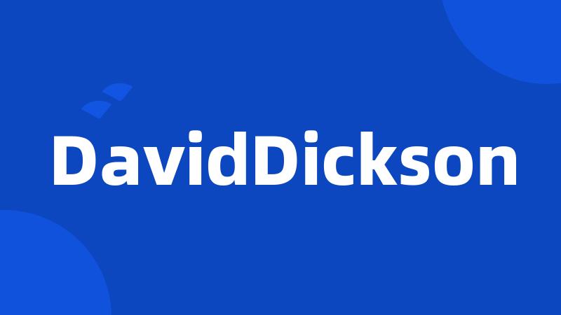 DavidDickson