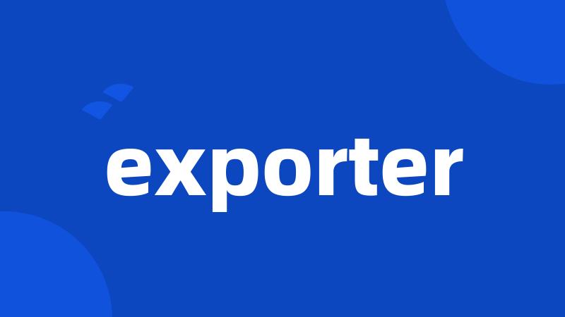 exporter