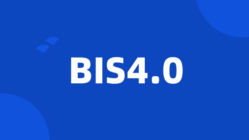 BIS4.0