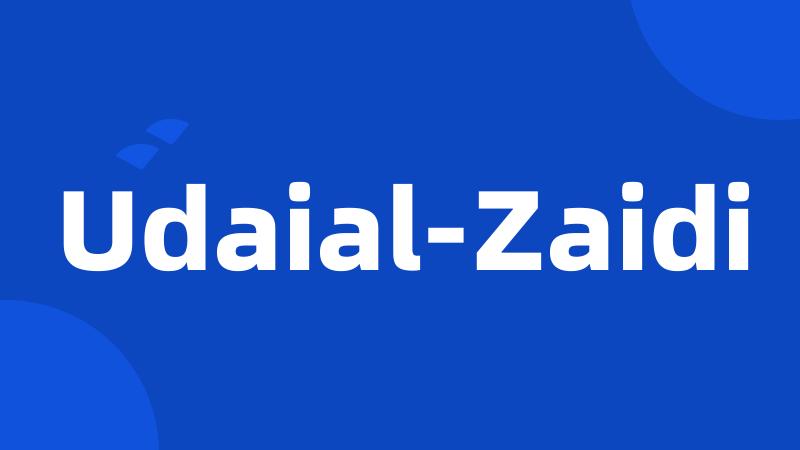 Udaial-Zaidi