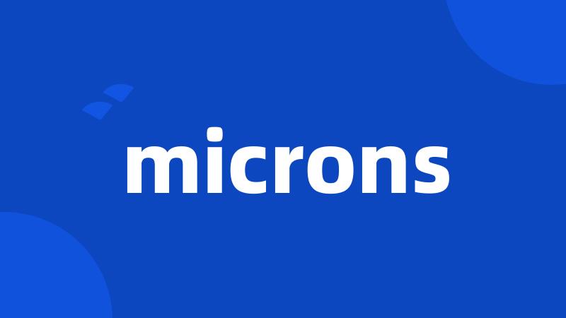 microns