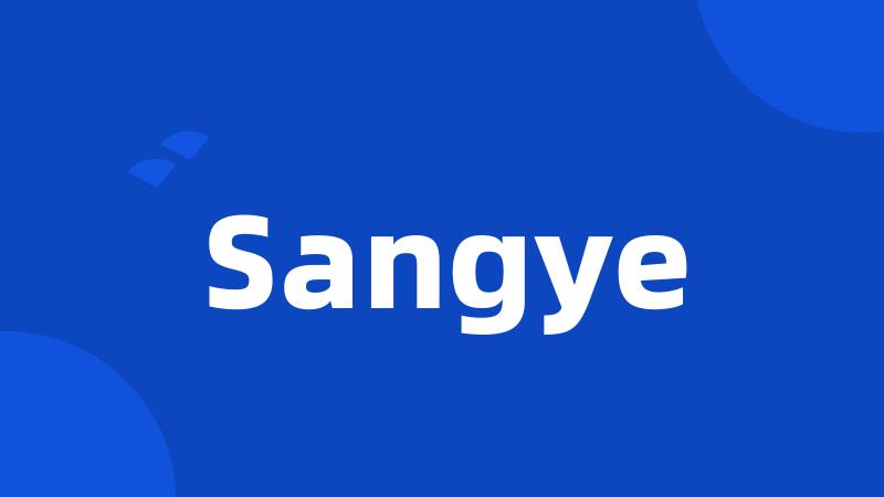 Sangye