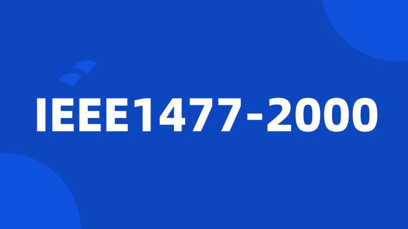 IEEE1477-2000