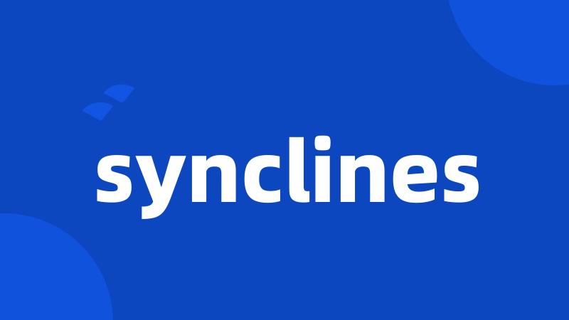 synclines