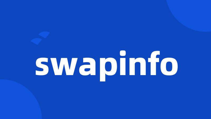 swapinfo