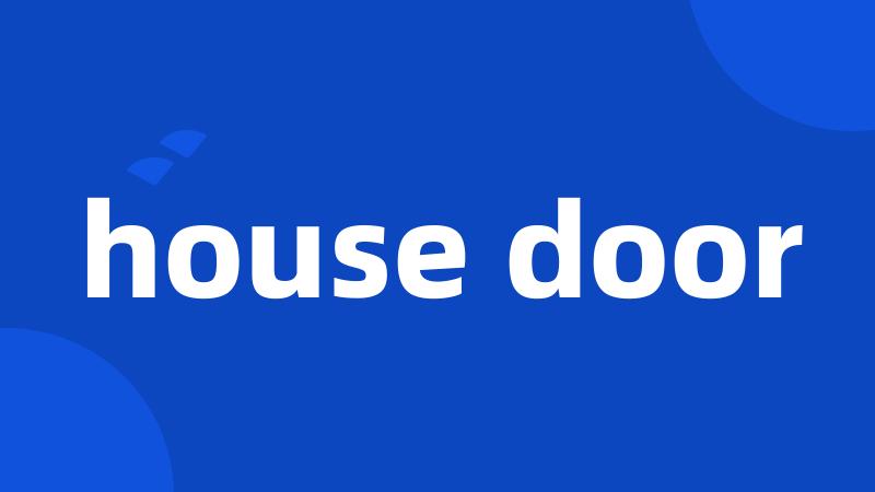 house door