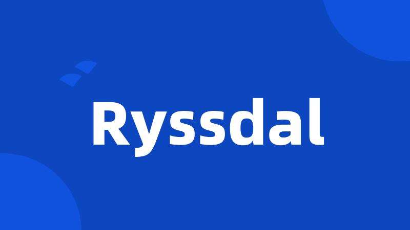 Ryssdal