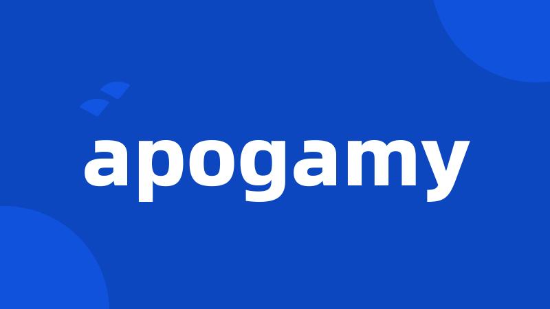 apogamy