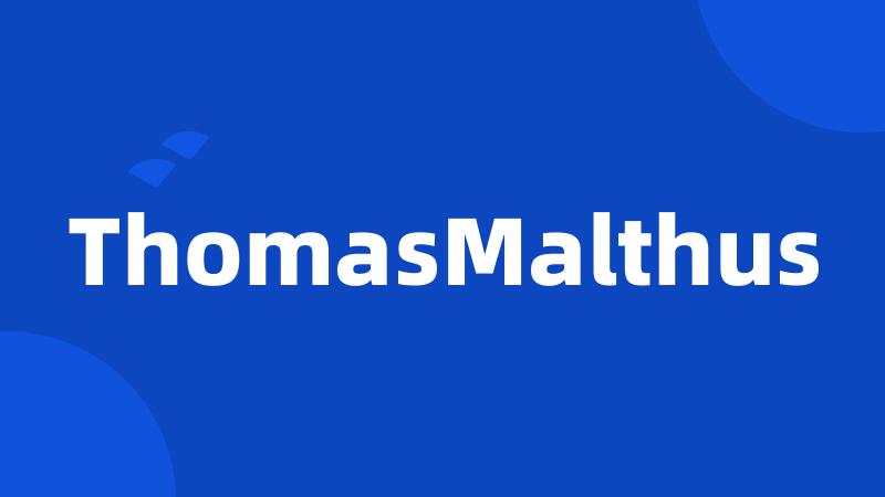 ThomasMalthus