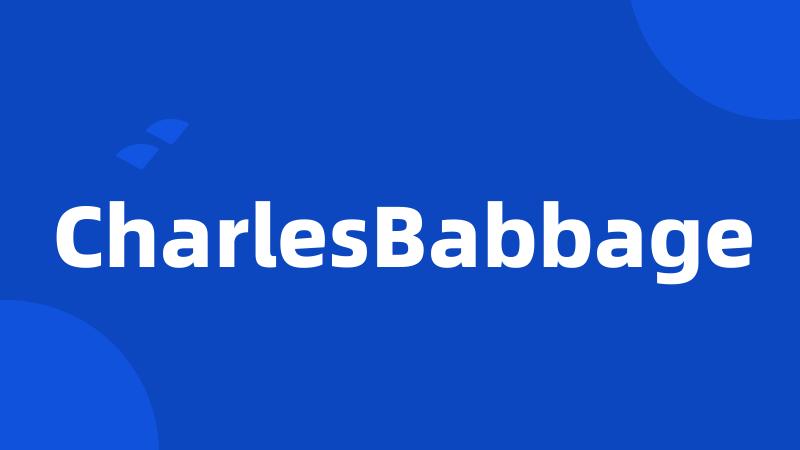 CharlesBabbage