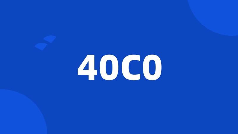 40C0