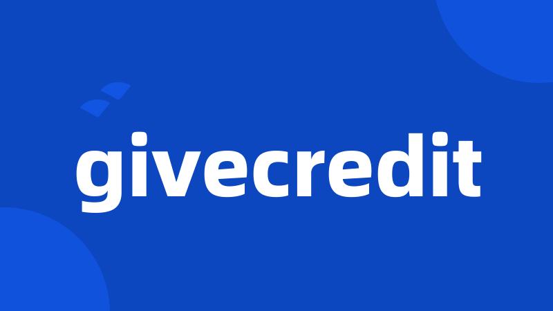 givecredit