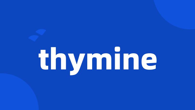 thymine