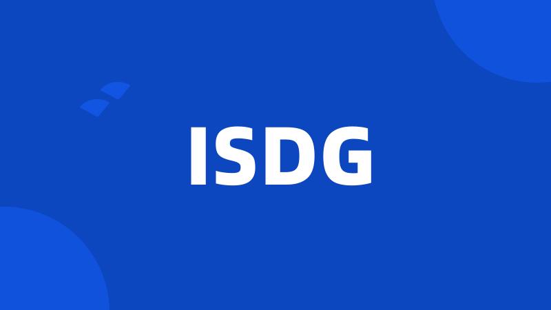 ISDG