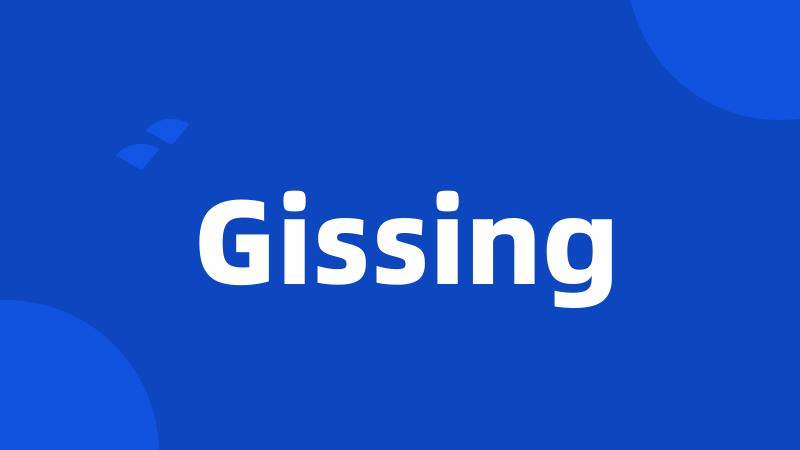 Gissing