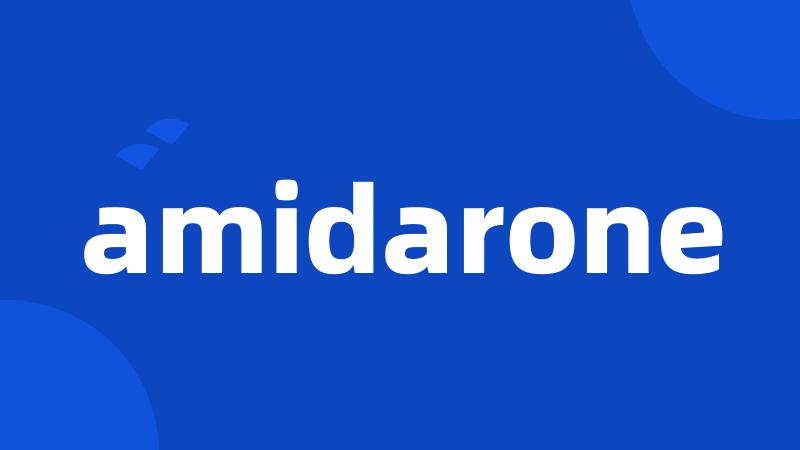 amidarone