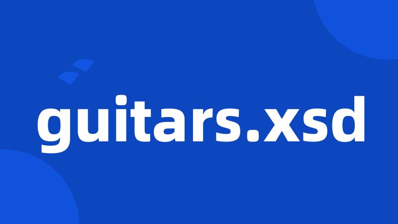 guitars.xsd
