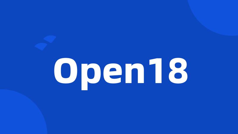Open18
