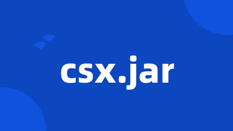 csx.jar