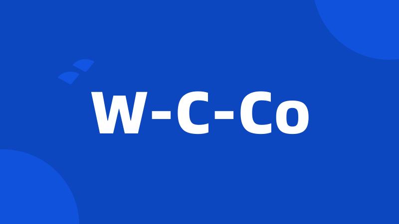 W-C-Co